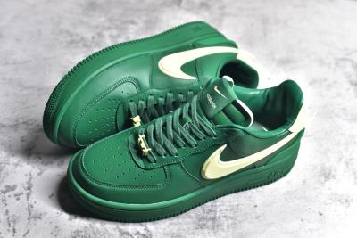 cheap quality AMBUSH x Nike Air Force 1 Pine Green and Citron